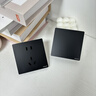 飛利浦（PHILIPS）開關(guān)插座面板S20灰86型斜五孔墻壁插座家用暗裝電工電料二三插座 大間距五孔插座(10A)單只 曬單實(shí)拍圖