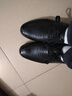 老人頭男鞋夏季新款商務(wù)休閑鞋男真皮透氣皮鞋中年鞋子男皮鞋皮涼鞋 黑色-系帶-單鞋 40 曬單實(shí)拍圖