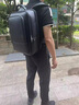 REINHARDT2026新款電腦包出差雙肩包大容量背包男15.6寸筆記本商務(wù)戶(hù)外書(shū)包 黑色14寸（PU皮款） 曬單實(shí)拍圖