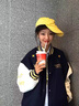MXQP美式棒球服外套女2025春秋新款韓版刺繡百搭寬松學生夾克ins潮牌 A33藏青色 【皮袖雙層有內(nèi)里】 L 【建議100-125斤】 曬單實拍圖