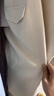 尚都比拉通勤百搭半身裙女春季高腰直筒裙優(yōu)雅輕奢中長(cháng)裙  杏色  L  曬單實(shí)拍圖