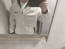 LAXSESU兩面穿夾克外套男士春秋季新款夾克外套男潮牌寬松學(xué)生立領(lǐng)棒球服 NF-2423:黑色:兩面穿 薄款 L 120-135斤 曬單實拍圖