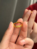 中國黃金黃金戒指送媽媽女滿天星足金實(shí)心戒指母親節(jié)生日禮物送媽媽實(shí)用 滿天星黃金戒指+證書禮盒約2.00g 曬單實(shí)拍圖