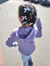 moonkids女童運動服長袖套裝2025秋季新款兒童戶外軟殼衣開衫外套女孩秋裝 10153紫色運動衣 110 cm 曬單實拍圖