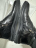 森達時(shí)尚皮靴男冬季新款商場(chǎng)同款簡(jiǎn)約復古休閑短靴1KF02DD3 黑色絨里 42 曬單實(shí)拍圖