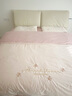 無(wú)印良品新疆長(cháng)絨棉四件套純棉100%全棉輕奢刺繡床單被套家用床笠被罩床品 苼花-流沙金+粉【甄選全棉】 1.8m 床單款 四件套-被套200x230cm 曬單實(shí)拍圖