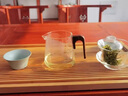 千絲家 玻璃公道杯高檔大號(hào)分茶器加厚耐熱倒茶杯家用茶海功夫茶具配件 透明L把-木離公道杯500ML 曬單實(shí)拍圖