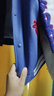 NASALIKE美式潮牌棒球服男秋冬季情侶bf刺繡夾克男復古寬松機車(chē)休閑外套男 藍色 3XL 曬單實(shí)拍圖