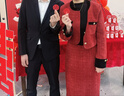 凡琴兩件套綿羊毛混紡小香風(fēng)外套直筒半裙女套裝 434Z72386 紅色 L 曬單實(shí)拍圖