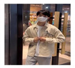 洛科馳三件套】長袖襯衫男士搭配套裝學(xué)生休閑百搭男裝一套搭配帥氣襯衫 杏色襯衫+T恤+休閑小西褲 XL 建議110-140斤 曬單實拍圖