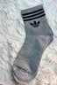 三葉草（Adidas）男襪女襪 簡(jiǎn)約舒適透氣三雙裝運動(dòng)休閑襪子 JL7668 M 曬單實(shí)拍圖