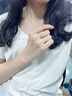 中國黃金CHINA GOLD桔梗足銀情侶戒指活口求婚對戒表白結婚紀念日禮物送女友老婆生日 京速達-足銀桔梗情侶對戒 曬單實(shí)拍圖