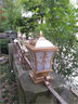 裕見(jiàn) 柱頭燈墻頭燈小區(qū)圍墻燈花園燈防水門(mén)柱燈欄桿燈戶(hù)外大門(mén)燈 小號(hào)古銅+LED燈泡 曬單實(shí)拍圖