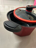 Debo 德鉑微壓鍋不粘家用煲湯鍋電磁爐明火通用 微壓鍋 24cm 曬單實(shí)拍圖