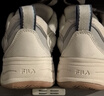斐樂(lè )（FILA）官方男鞋VIBE復古板鞋2025春新款律動(dòng)鞋時(shí)尚休閑運動(dòng)鞋 奶白/藕灰-GV 40 曬單實(shí)拍圖