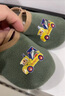 貝瑞加（Babyprints）兒童學(xué)步襪2雙寶寶軟底地板襪室內(nèi)早教襪套防滑保暖 綠卡其L 曬單實(shí)拍圖