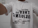 FOX.G短袖男白色t恤圓領打底衫衣服男裝半袖夏季寬松內搭2025新款上衣 精梳棉小熊印花t恤白色 L 【建議125斤以內】 曬單實拍圖