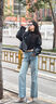 衣品天成【天絲萊賽爾】高腰闊腿牛仔褲女2025新款夏季薄款垂感寬松褲子女 曬單實(shí)拍圖