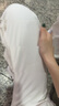 燦圖白色美式窄版微喇牛仔褲女春夏季新款辣妹直筒高腰顯瘦小個(gè)子長(zhǎng)褲 白色 M 曬單實(shí)拍圖