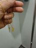 和葉珠寶 5G黃金閃O鏈 O字鏈 足金999項(xiàng)鏈 素金鏈鎖骨鏈女士女款百搭 5G工藝足金999黃金閃O字鏈 3.31克 (1.5mm粗)40厘米 龍蝦扣 曬單實(shí)拍圖