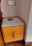 臥室床頭柜臥室2025新款小型家用收納柜超窄極窄邊創(chuàng  )意小床頭柜 橙色【實(shí)木款】雙抽 48cm高 30cm寬*40cm厚 曬單實(shí)拍圖