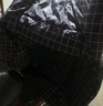 歐梵普（oufanpu）電動(dòng)車(chē)擋風(fēng)被秋冬季加絨加厚電瓶摩托車(chē)擋風(fēng)罩冬天雙面防水防風(fēng)罩 擋風(fēng)被黑格子【雙面防水款】 曬單實(shí)拍圖