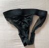 Calvin Klein內(nèi)衣【七夕禮盒】男士性感蕾絲ck輕薄鏤空丁字褲雙丁褲男NB3855 UB1-太空黑 1條 M 曬單實拍圖