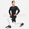 耐克(NIKE)男長袖T恤 速干透氣 運(yùn)動休閑 緊身衣FB7920-010 黑色XL 曬單實(shí)拍圖