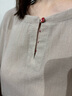 朵朵·可可【孕婦睡裙】25夏季新款純棉寬松大碼家居服睡裙哺乳裙 卡其 M (160) 曬單實(shí)拍圖
