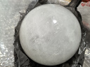 晶蕊世家天然白色水晶球擺件方解石球擺件原石打磨居家玄關(guān)辦公開業(yè)送禮品 精選直徑12厘米 曬單實(shí)拍圖