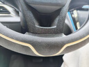 卡客（Karcle）汽車(chē)方向盤(pán)套夏季翻毛皮防滑吸汗四季通用超薄卡通方向盤(pán)保護(hù)套 【圓形】隕石灰（四季翻毛皮） 曬單實(shí)拍圖