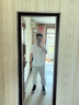 BLUE LITTLE WHITE短袖襯衫男白色夏季工裝商務(wù)休閑男士免燙修身正裝大碼職業(yè)襯衣 D5520-08白平紋 【快速到貨】 41 /2XL（140斤-150斤） 曬單實(shí)拍圖