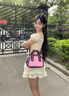 JumpFromPaper卡莉包二次元2d斜挎女單肩包漫畫包JFP送女友生日七夕情人節(jié)禮物 粉色 曬單實(shí)拍圖