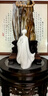 陶云尚德化白瓷無相佛禪意新中式陶瓷擺件創(chuàng)意現(xiàn)代玄關(guān)家居辦公室擺件 高白瓷【隨然】 曬單實拍圖