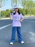 真維斯女童夏季套裝兒童純棉短袖短褲2025新款夏裝女孩子運(yùn)動(dòng)透氣童裝 粉 乖巧粉兔+粉 心跳粉兔X 110 曬單實(shí)拍圖