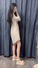 百麗踏韓版公主假日涼鞋女夏季2025新款蝴蝶結(jié)厚底仙女風(fēng)配裙子羅馬鞋 米白色【升級(jí)款】 37 曬單實(shí)拍圖