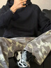 ZLZP老爹鞋男女款異瞳貓眼鞋子男2025新款夏季厚底增高透氣休閑運(yùn)動(dòng)鞋 黑白熊貓 【專柜旗艦】異瞳 43 曬單實(shí)拍圖