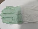 蔓妙洗碗手套女耐用型家用廚房乳膠清潔家務(wù)洗衣服橡膠皮防水干活厚款 莫蘭迪雙色(藍(lán)色) M 曬單實(shí)拍圖