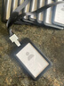 斯圖（sitoo）工作牌證件卡套雙面透明員工牌胸牌高檔掛繩校卡工號(hào)牌工作證 55*85mm 黑色10套裝【含掛繩】 曬單實(shí)拍圖