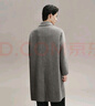太平鳥(niǎo)男裝毛呢大衣長(cháng)款男冬季翻領(lǐng)寬松外套休閑質(zhì)感 灰色 S  曬單實(shí)拍圖