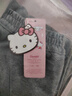 Hello Kitty 女童褲子春秋新款兒童運(yùn)動(dòng)休閑褲洋氣加絨加厚燈籠褲衛(wèi)褲童裝 麻灰LKZ1359 170 曬單實(shí)拍圖