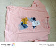子牧棉麻夏裝 女復(fù)古圓領(lǐng)套頭短袖印花文藝寬松上衣4073 粉色 M(建議90-110斤) 曬單實(shí)拍圖