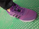 舒悅吉祥老人鞋春秋款輕便舒適防滑中老年人運動(dòng)鞋網(wǎng)面男鞋女鞋軟底健步鞋 紫色女款 38 曬單實(shí)拍圖