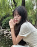 中國黃金（CHINA GOLD）黃金手鐲女無(wú)孔古法足金鐲子素圈金飾首飾教師節禮物送老婆媽媽 【古法無(wú)孔】圈號58 約5g 曬單實(shí)拍圖