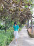 憶靜萱（YIJINGXUAN）溫柔風(fēng)蝴蝶結(jié)長(zhǎng)裙女夏季新款高腰中長(zhǎng)款顯瘦遮胯氣質(zhì)a字半身裙子 白色 M 建議91-100斤 曬單實(shí)拍圖