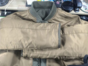 馬登女裝 雙面穿單排扣棉服女秋冬季復(fù)古休閑保暖外套通勤加厚上衣 橄欖綠 馬登工裝 L 曬單實(shí)拍圖