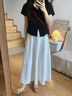 雅黛絲薇連衣裙女裝夏季搭配衣服一整套裝2025新款小個子穿搭法式白色裙子 上衣+半身裙 S 曬單實(shí)拍圖