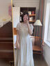 戀的連衣裙夏季法式2025新款學(xué)生小個子長裙女生衣服潮流氣質(zhì)夏天裙子 杏色 均碼 (可備注碼數(shù)) 曬單實拍圖