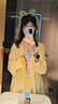 丹珠娜（DanZhuNa）小香風(fēng)黃色連衣裙2025春季女裝法式流行氣質(zhì)襯衫拼接假兩件短裙子 檸檬黃 M 曬單實(shí)拍圖