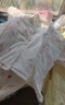 童泰寶寶套裝秋冬嬰兒夾棉衣服兒童對開內(nèi)衣TS33D507-DS 粉色 66cm  曬單實拍圖